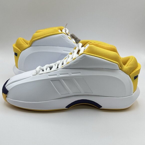 Mens Adidas Crazy 1 Lakers Home 2022 GY8947 Kobe Bryant Basketball Shoes Sz 10.5 - Picture 9 of 12